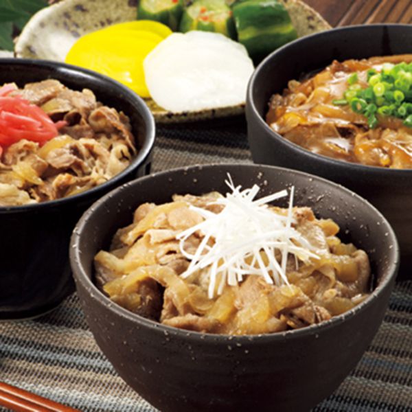 黒豚丼の具（和風、蒲焼風）、和牛丼の具（和風）３種食べくらべセット 【夏ギフト・お中元】